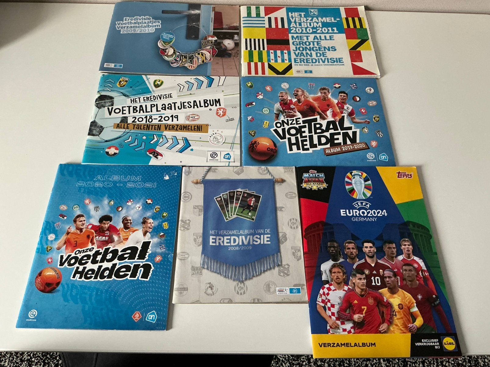 7 Complete albums AH en Lidl., Ophalen of Verzenden, Zo goed als nieuw, Poster, Plaatje of Sticker