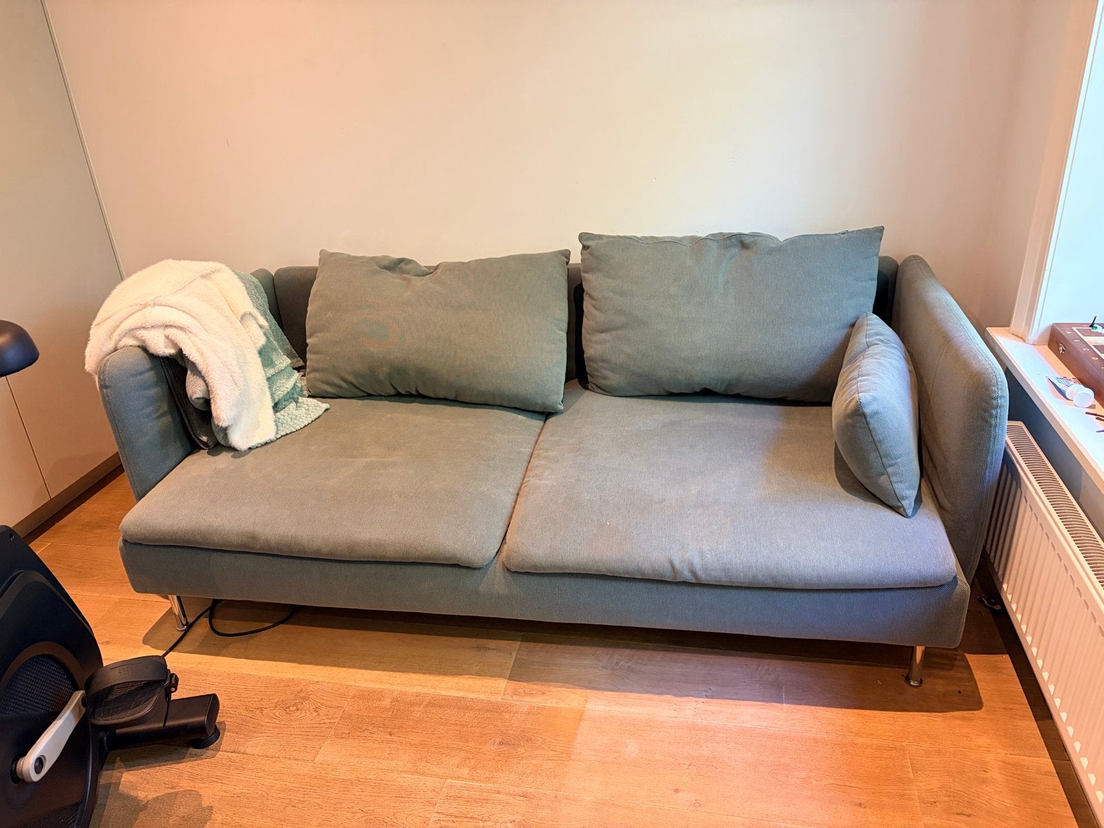 Comfortabele IKEA SÖDERHAMN bank - Heerlijk zitten!, Gebruikt, 150 tot 200 cm, Driepersoons, 75 tot 100 cm