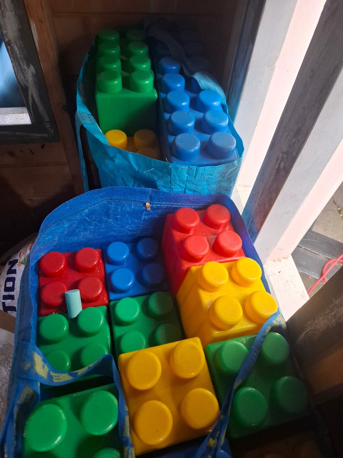 grote bouw(lego) speelblokken, Ophalen, Gebruikt