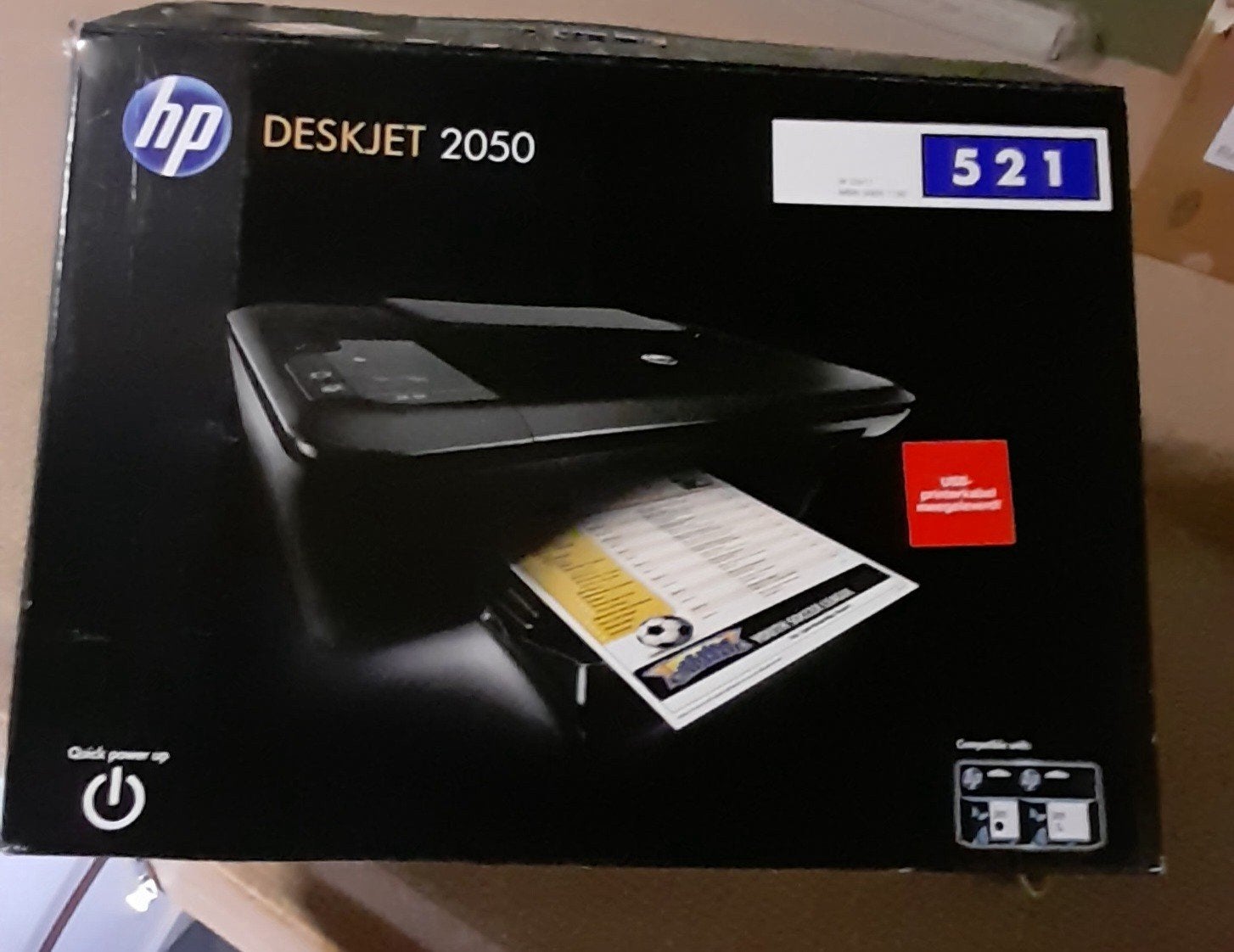 HP Deskjet 2050 All-in-One Printer - Zo goed als nieuw, Computers en Software, Printers, Kleur printen, Inkjetprinter, All-in-one