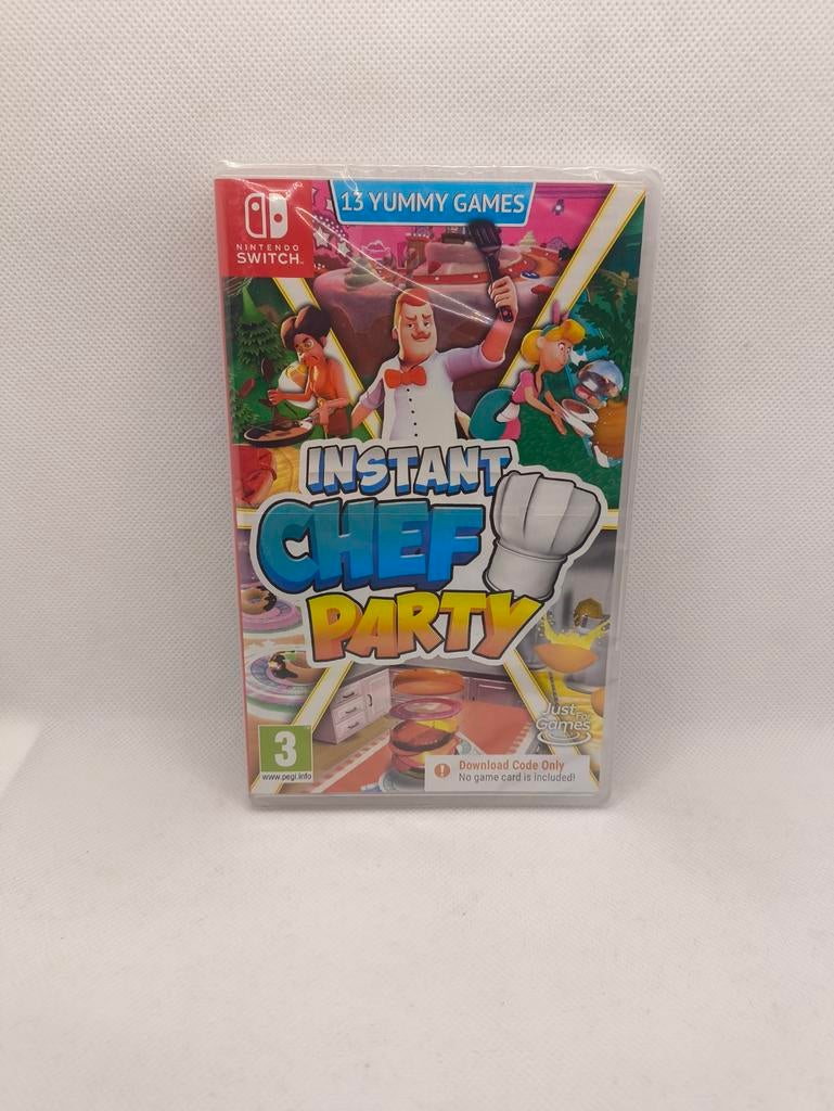 SEALED instant chef party Nintendo Switch game code in a box, Spelcomputers en Games, Games | Nintendo Switch, Ophalen of Verzenden