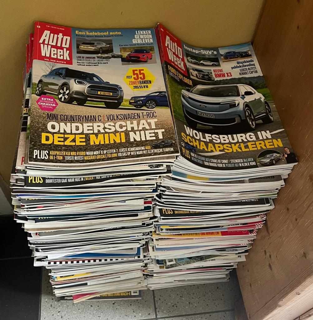 Diverse jaargangen (va 2019 ) van Autoweek, Ophalen, Gelezen