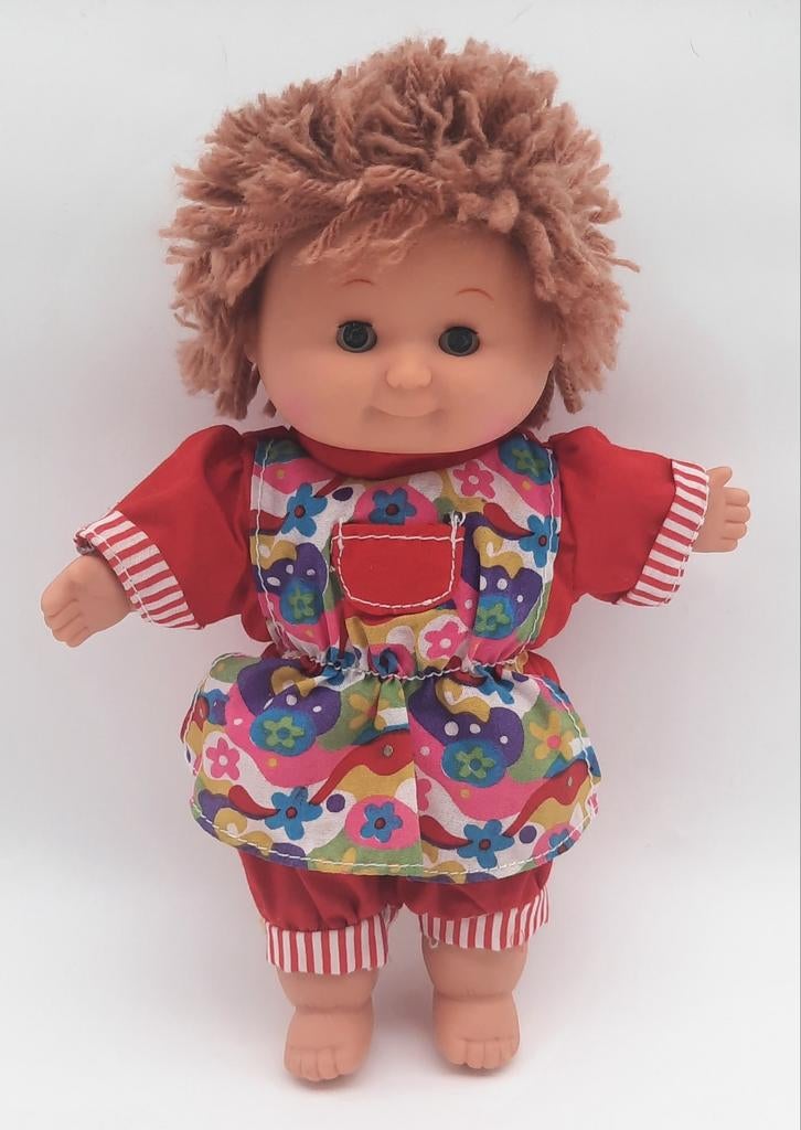 Vintage pop (lijkt op een Cabbage Patch Kids) ca. 24cm hoog, Verzamelen, Ophalen of Verzenden, Zo goed als nieuw, Pop