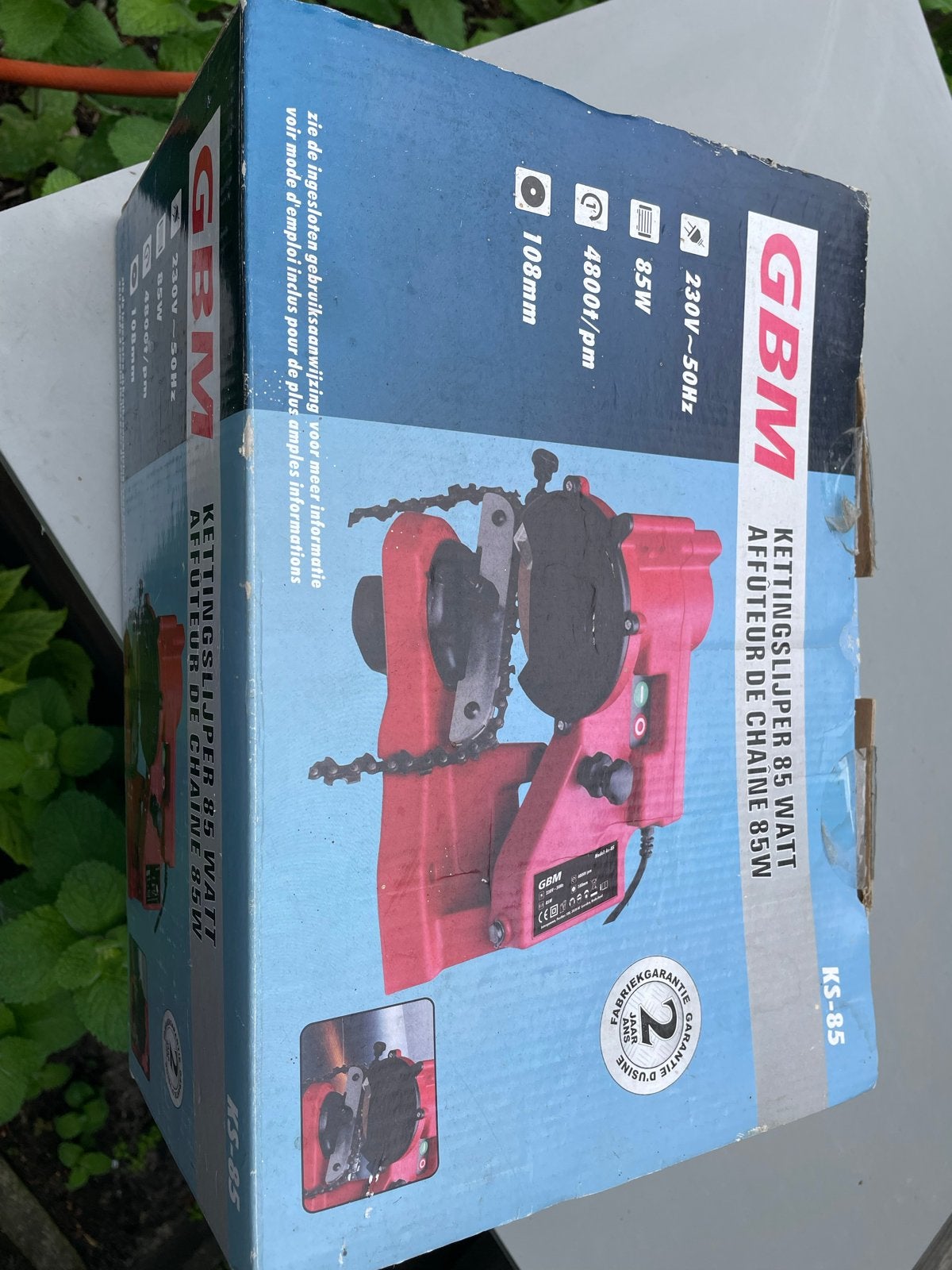 Kettingslijper voor kettingzaag - 85 watt - Nieuw in doos, Ophalen of Verzenden, Nieuw
