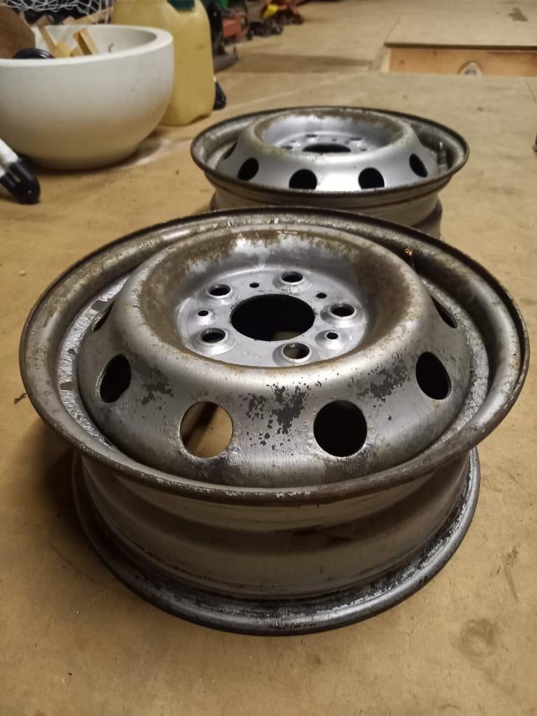 4 gebruikte velgen voor Peugeot Boxer, Auto-onderdelen, Ophalen, Gebruikt, Bestelwagen, Velg(en)