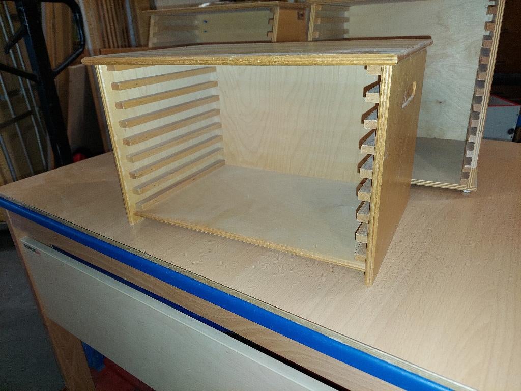 Puzzelkast voor houten puzzels van 34 / 34,5cm, Ophalen, Zo goed als nieuw, Van hout, Minder dan 10 stukjes