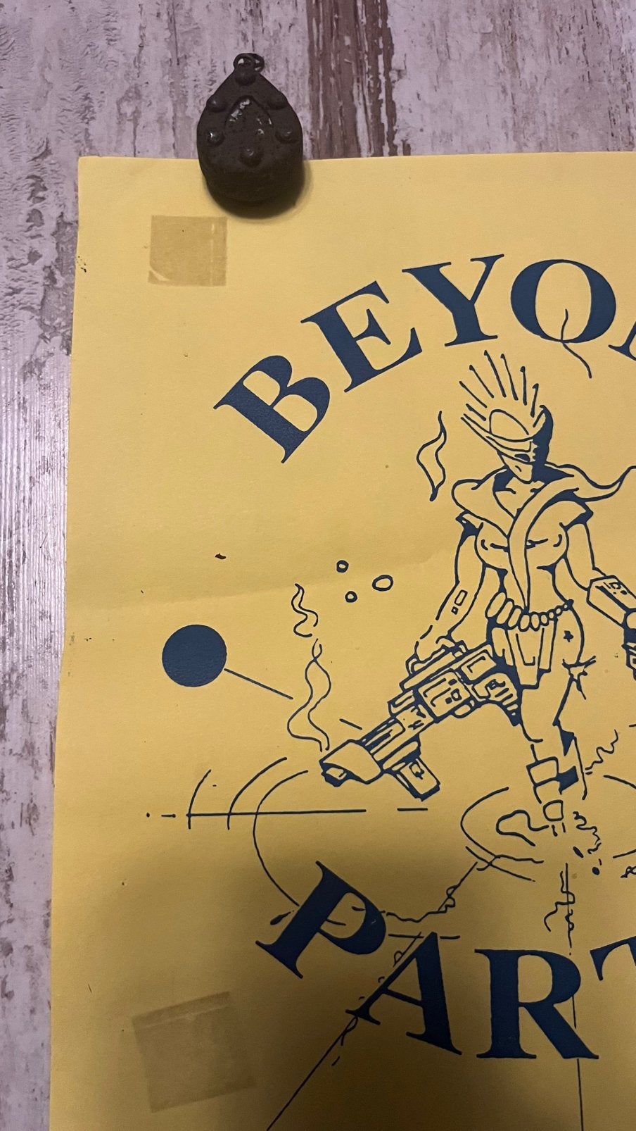 Beyond part I poster hardcore gabber Thunderdome, Ophalen of Verzenden, Gebruikt, A1 t/m A3