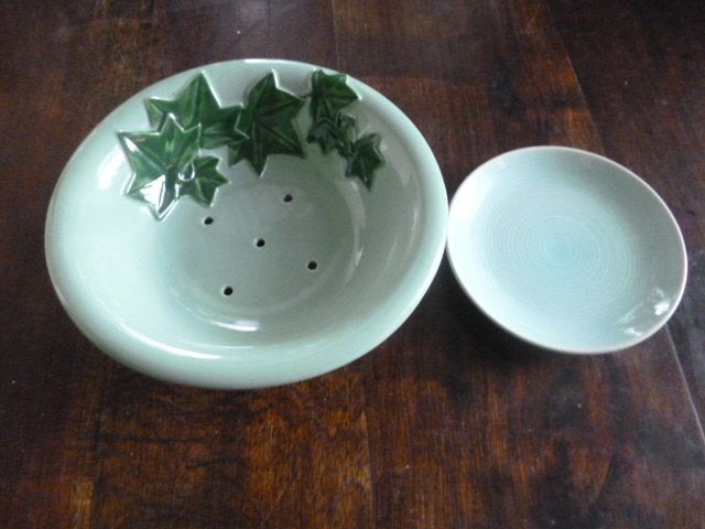 fruittest zachtgroen druivenbladeren Ø 26 cm, Overige typen, Nieuw, Ophalen of Verzenden, Overige stijlen