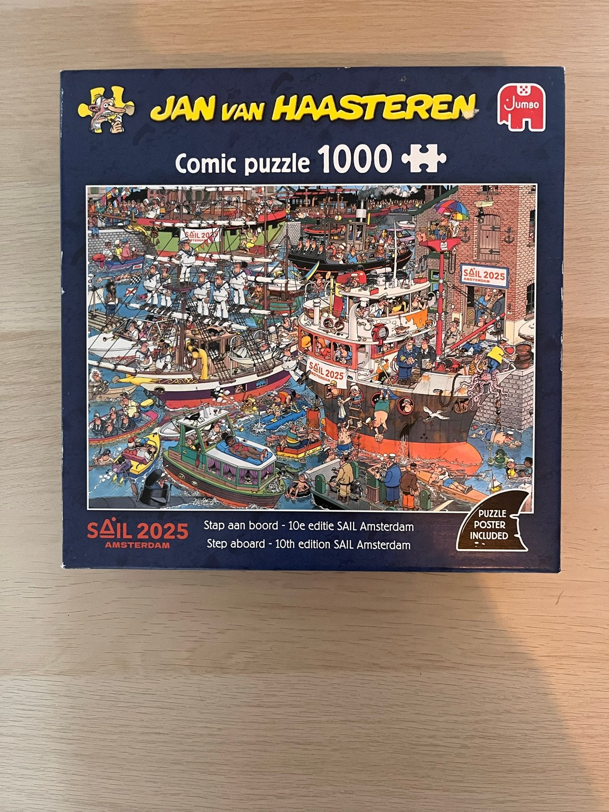 Jan van Haasteren - SAIL 2025 (1000 stukjes), Ophalen of Verzenden, 500 t/m 1500 stukjes, Zo goed als nieuw, Legpuzzel
