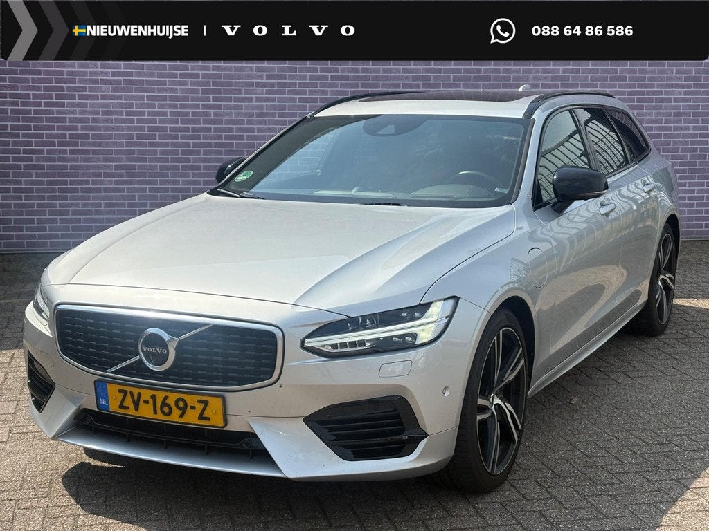 Volvo V90 2.0 T8 AWD R-Design | 360º Camera | Luchtvering |, Auto's, Volvo, Euro 6, 4 cilinders, 120 €/maand, Vierwielaandrijving