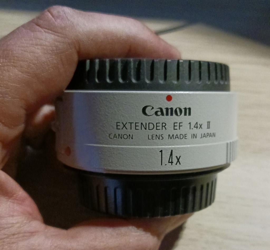 Canon extender 1.4x II, Ophalen of Verzenden, Zo goed als nieuw, Toebehoren