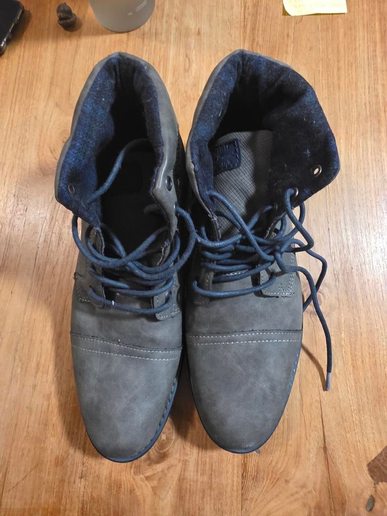 Grijze heren laarzen maat 46, Overige kleuren, Laarsen, Boots, Ophalen of Verzenden