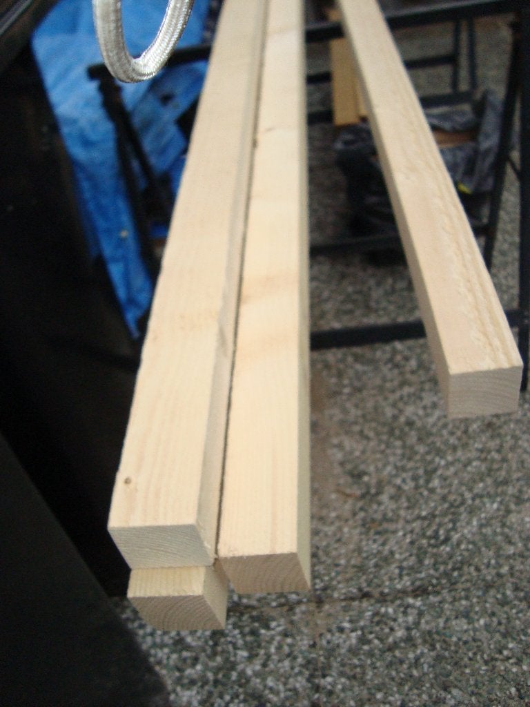 vurenhouten balken, Tuin en Terras, Ophalen, 250 cm of meer, Balken