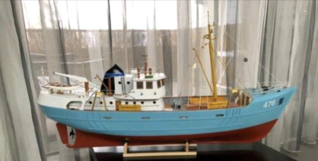 Prachtige kotter modelbouw - De Nordkap, Hobby en Vrije tijd, Modelbouw | Boten en Schepen, Ophalen of Verzenden, Zo goed als nieuw