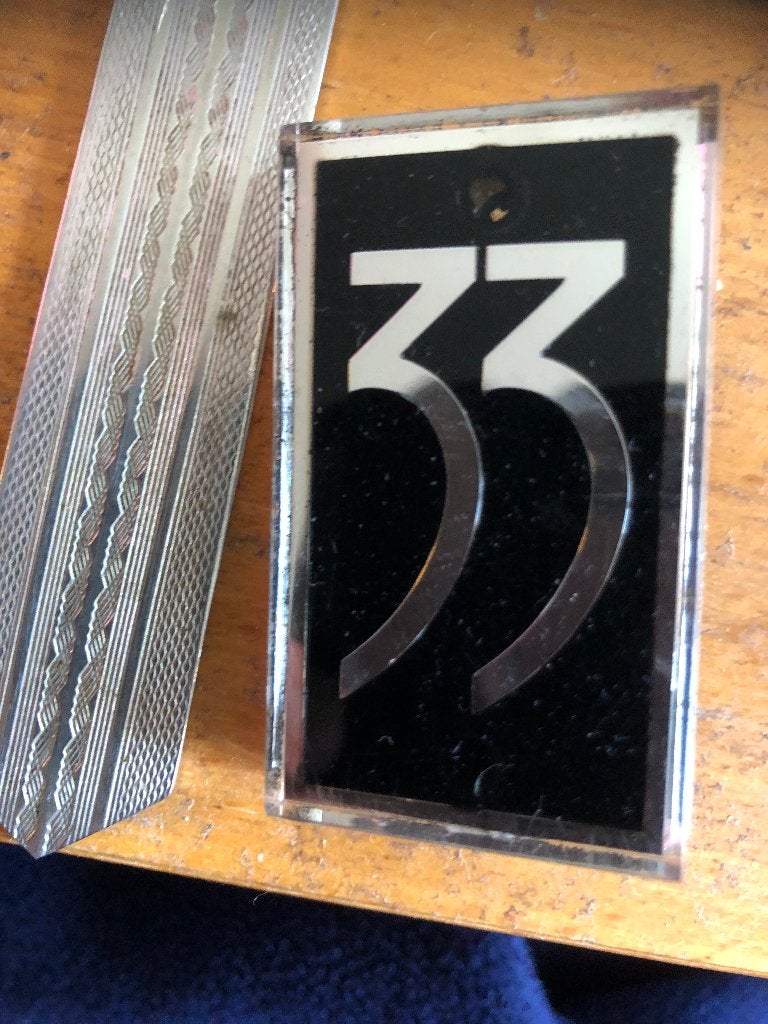 Embleem daf 33, Ophalen of Verzenden, Gebruikt, Oldtimer onderdelen