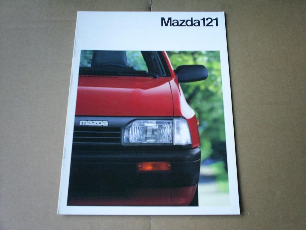 Mazda 121 4 / 1988 6 pag., Boeken, Auto's | Folders en Tijdschriften, Verzenden, Zo goed als nieuw, Mazda