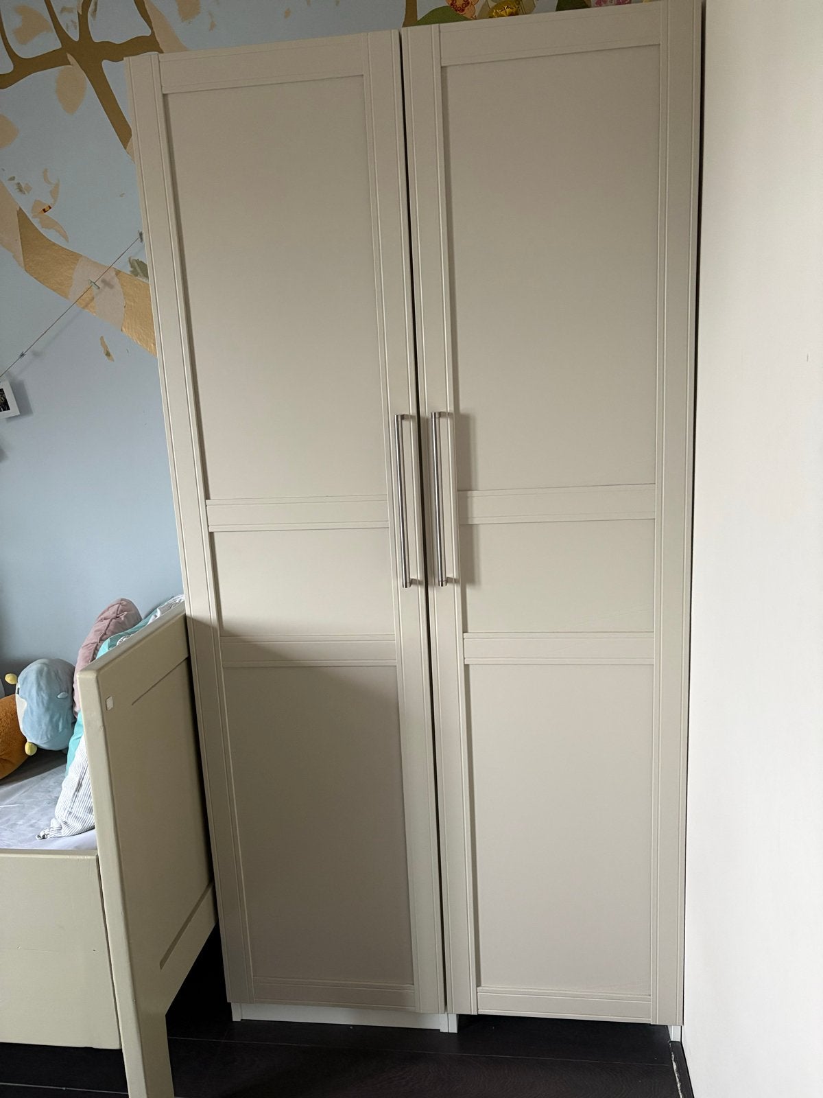 PAX Flisberget 2 deuren, 195cm hoog /49,5 cm breed, Ophalen, Gebruikt, 50 tot 100 cm, 150 tot 200 cm
