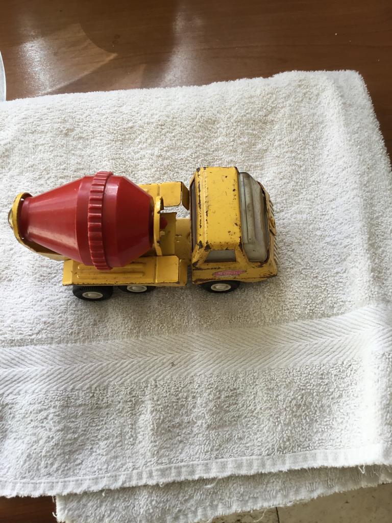 Oude Tonka cementwagen - Vintage speelgoed, Ophalen of Verzenden, Gebruikt