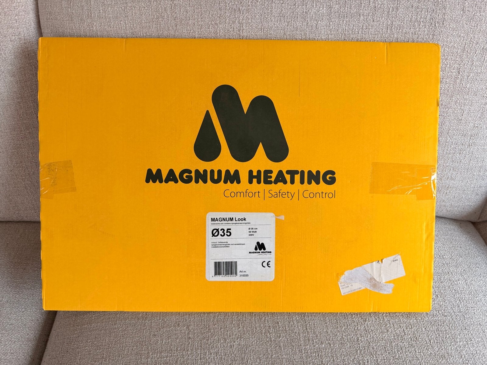 Magnum Look anti-condens spiegelverwarmingsfolie Ø35cm, 30 tot 80 cm, Overige typen, Nieuw, Minder dan 60 cm