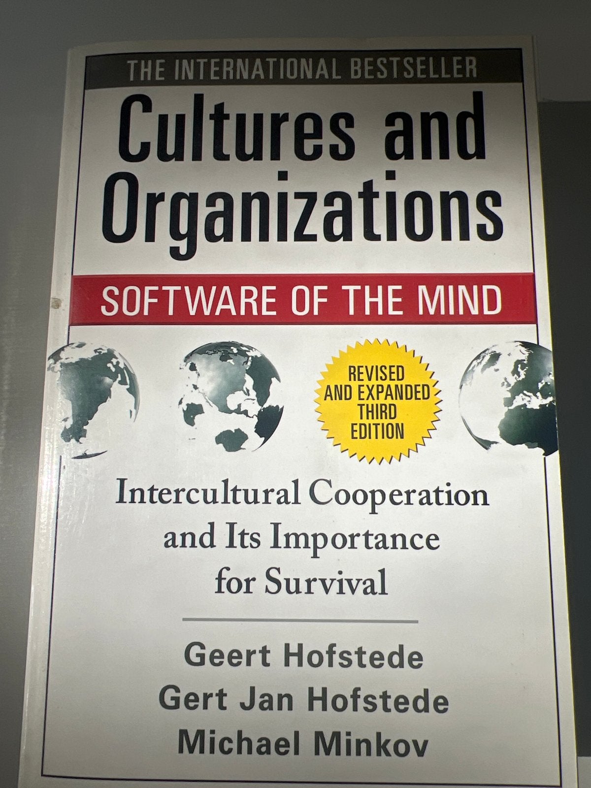 Cultures and Organizations: Software of the Mind (Hofstede), Ophalen of Verzenden, Zo goed als nieuw, Management
