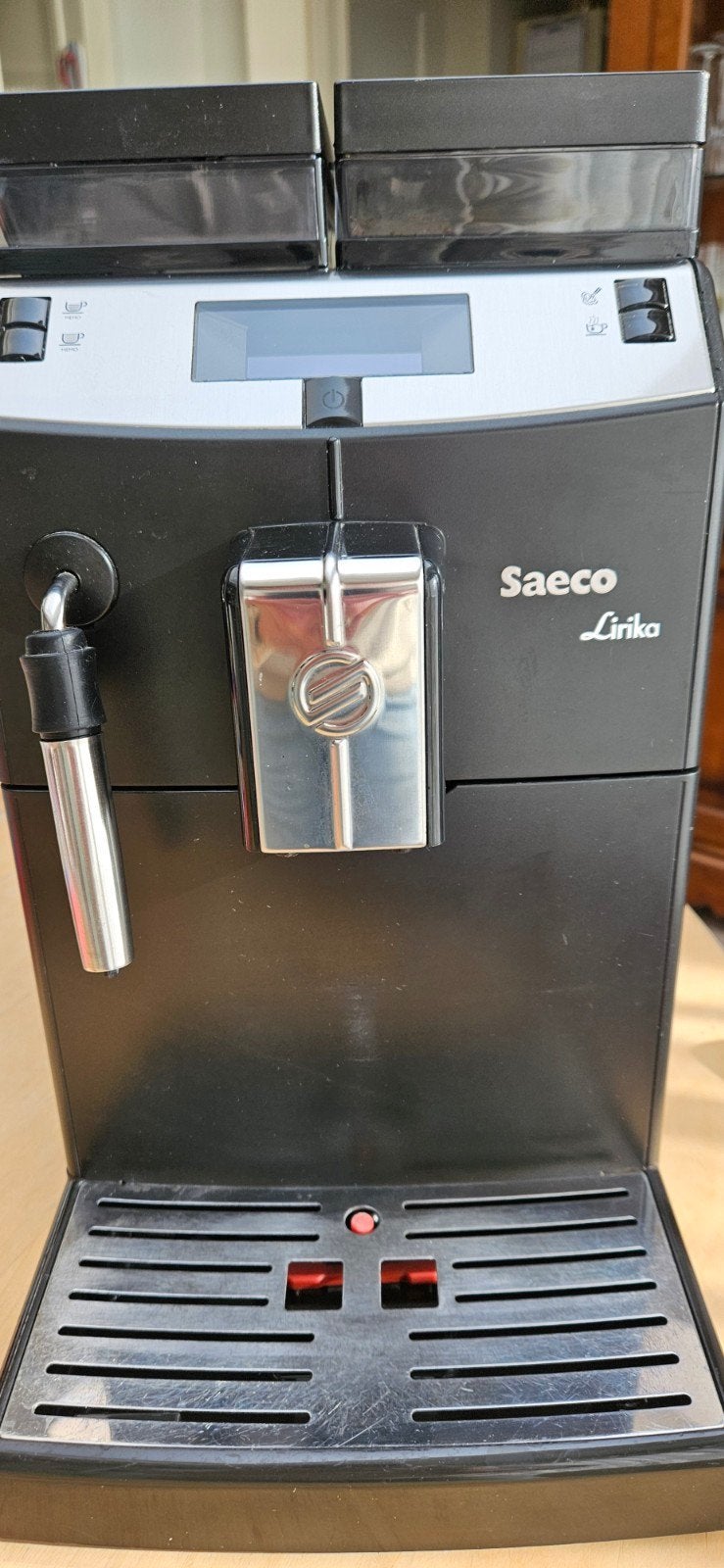 Saeco Lirika volautomatische espressomachine, Witgoed en Apparatuur, Koffiezetapparaten, Ophalen, Gebruikt, Espresso apparaat