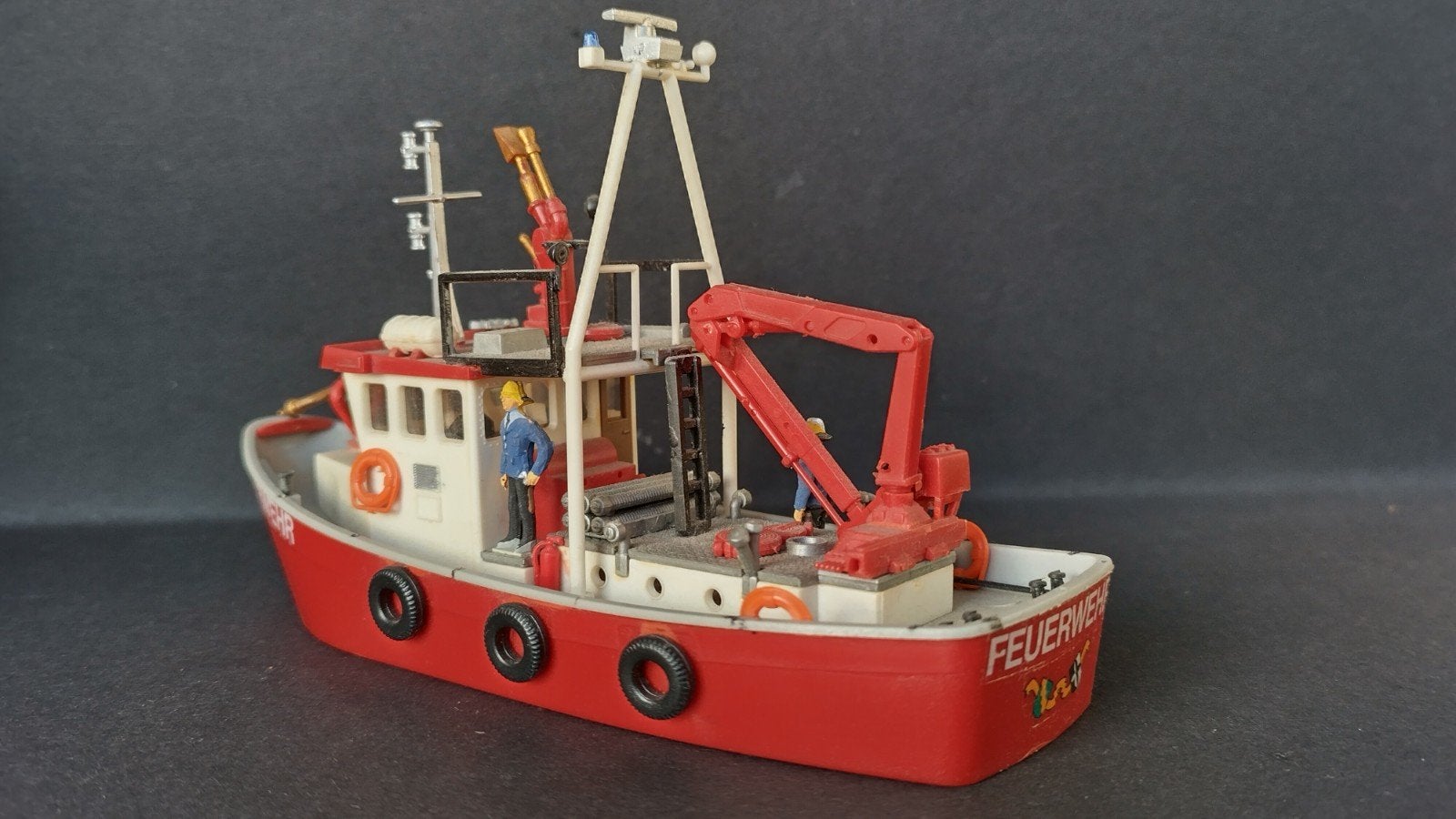 Boot brandweer Blus Feuerwehr 1:87 Preiser Pol, Overige merken, Gebruikt, ., Overige typen