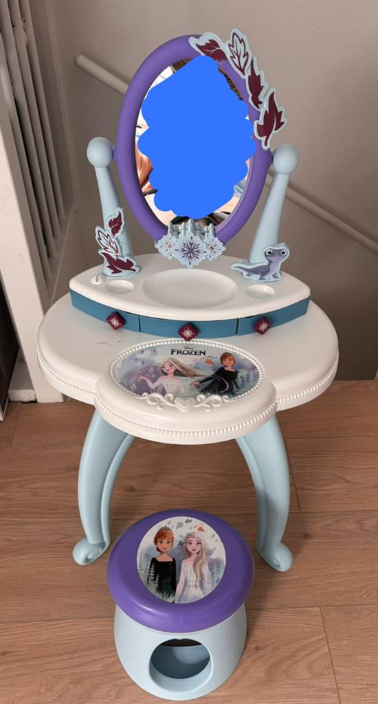Disney Frozen Kaptafel met Krukje, Ophalen, Gebruikt, Meisje