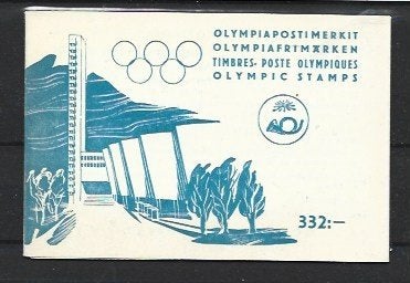 Finland  boekje Olympische spelen 1952 compleet c.w 65 euro, Ophalen of Verzenden, Finland