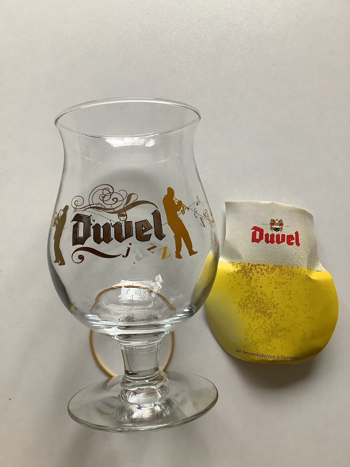 Mooie glas verzameling: Duvel, Palm, Croy bierglazen, Antiek en Kunst, Ophalen