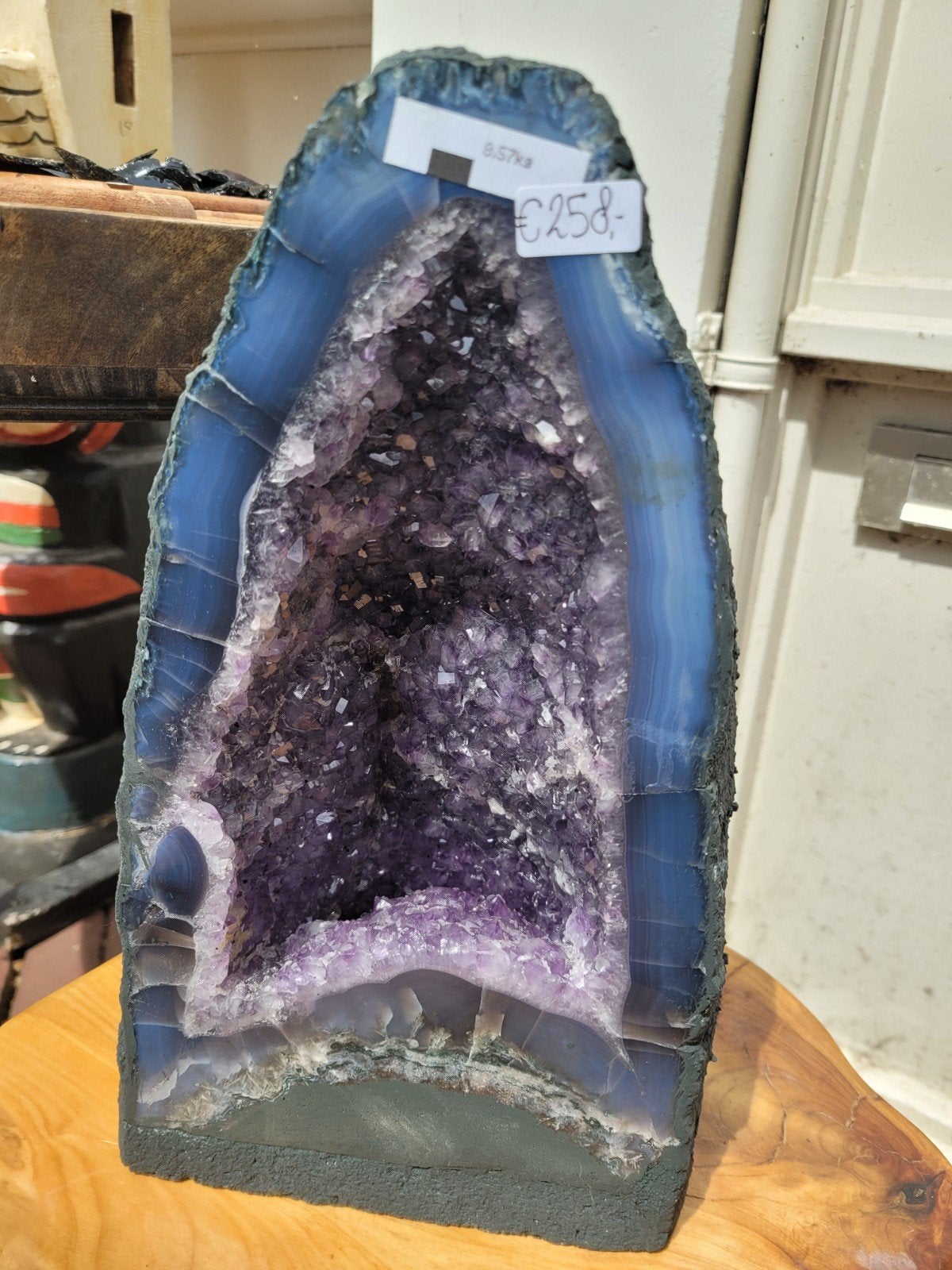 Prachtige Amethist 8.57 kilo, Verzamelen, Mineralen en Fossielen, Ophalen of Verzenden