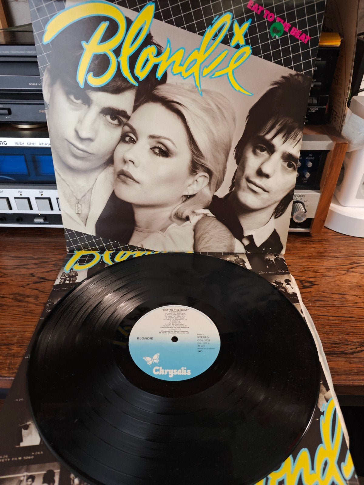 Blondie - Eat To The Beat, Cd's en Dvd's, Vinyl | Rock, Gebruikt, Inclusief insert, Ophalen of Verzenden, 1970 - 1979