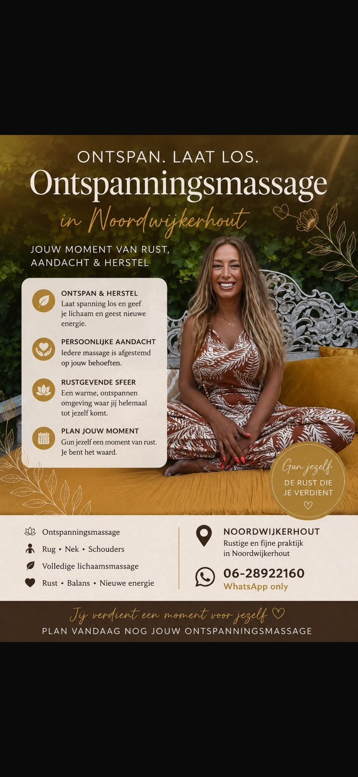 Luxe massage Noordwijkerhout, Ophalen, Nieuw