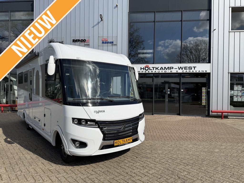 Frankia F-Line 740 PLUS Rondzit en Lengte bedden, Fiat, Vloeistofverwarming, 7 tot 8 meter, Bedrijf