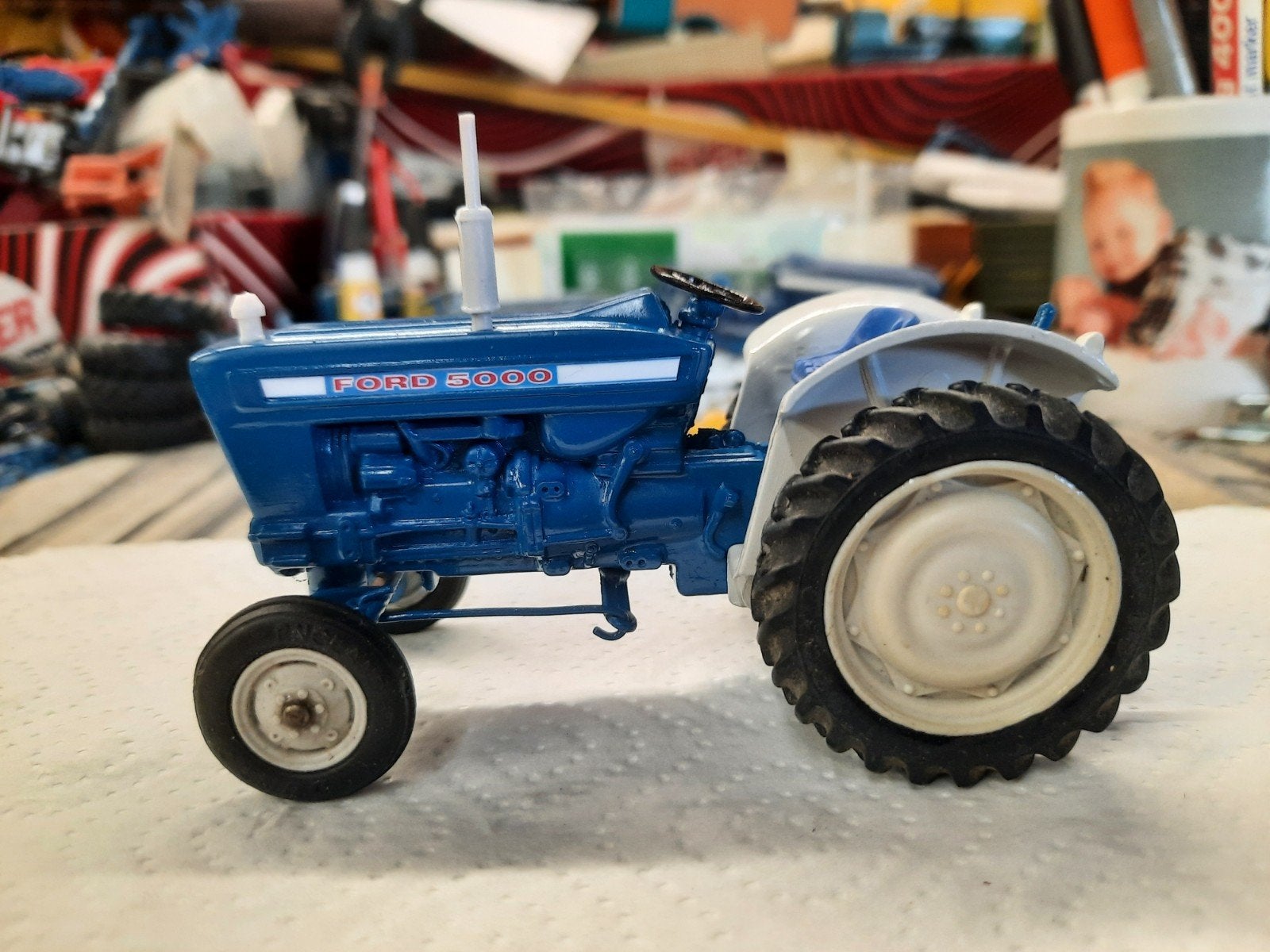 Ford 5000 Britains, Ophalen of Verzenden, Zo goed als nieuw, Tractor of Landbouw, Britains
