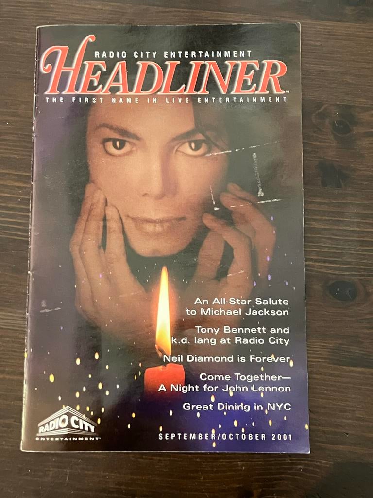 Michael Jackson Exclusive Booklet Radio City Entertainment, Ophalen of Verzenden, Zo goed als nieuw, Boek, Tijdschrift of Artikel