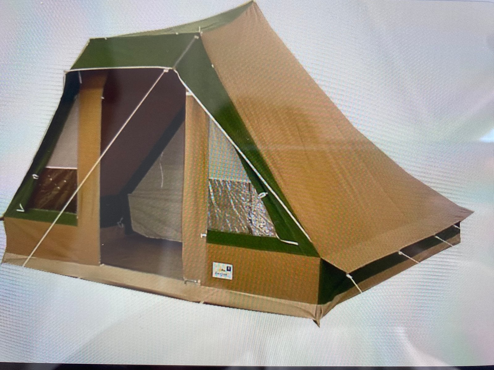 Pyramide tent, Ophalen, Gebruikt