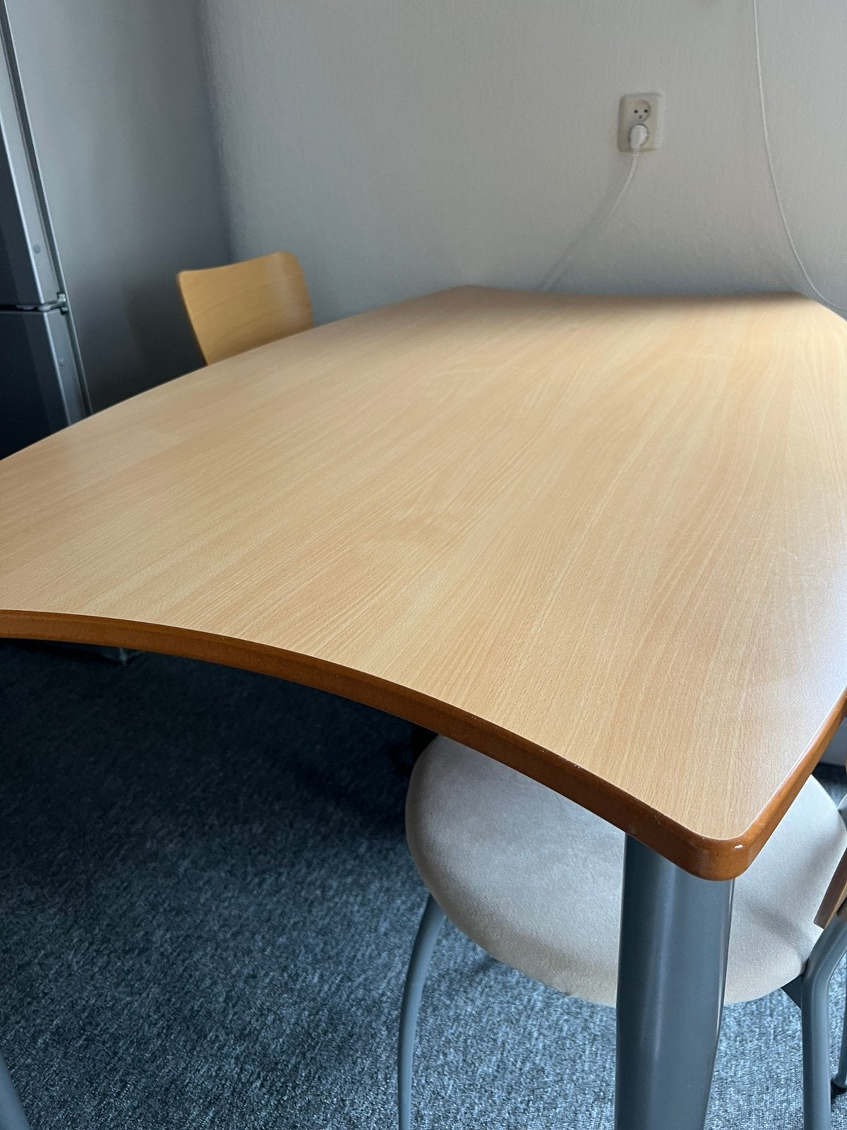 Rechthoekige Eettafel 160x70, Ophalen, Gebruikt, 50 tot 100 cm, 100 tot 150 cm