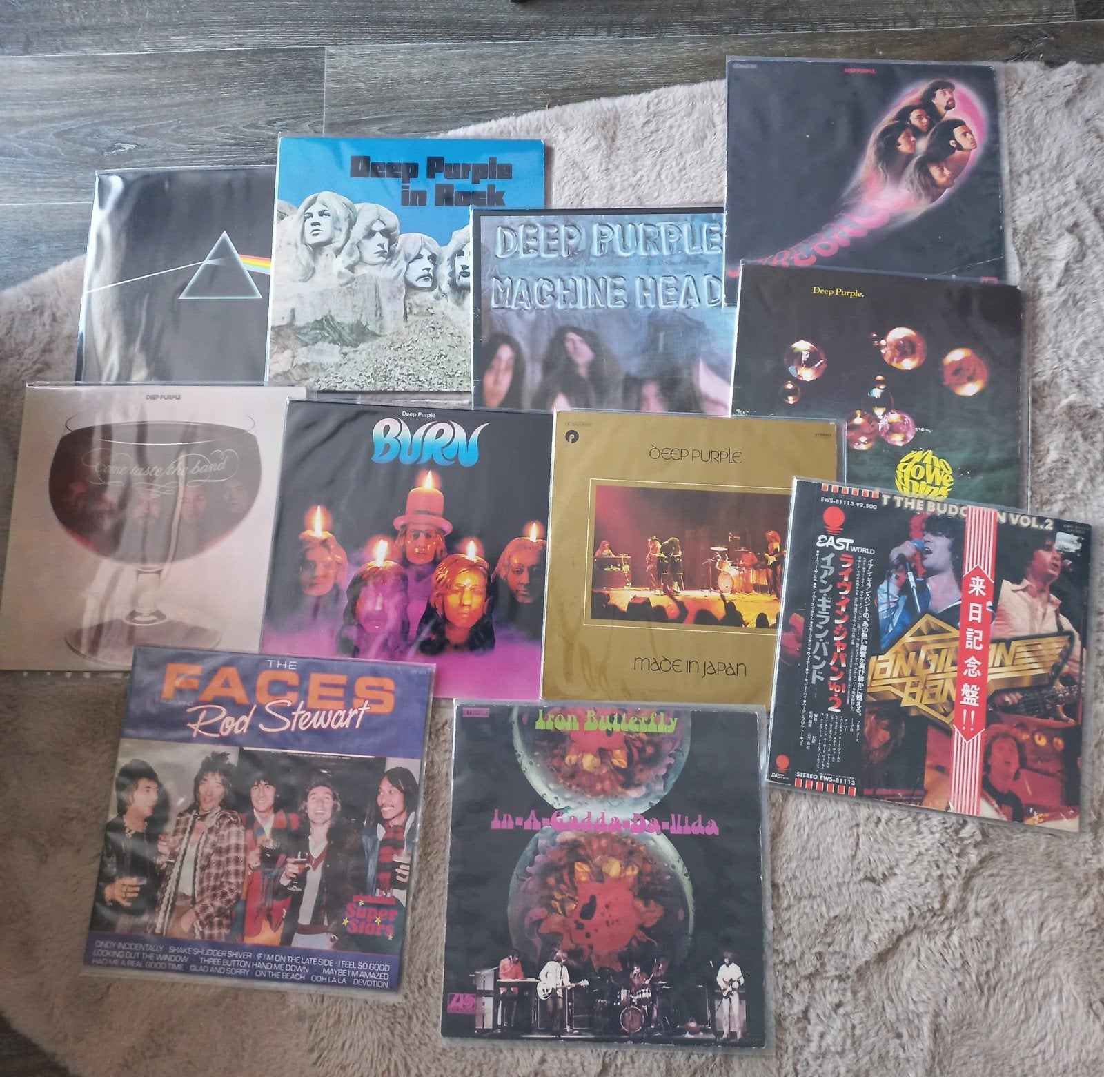 Partij mooie Lp's o.a Pink Floyd,  Deep Purple, Ophalen, Zo goed als nieuw, 12 inch