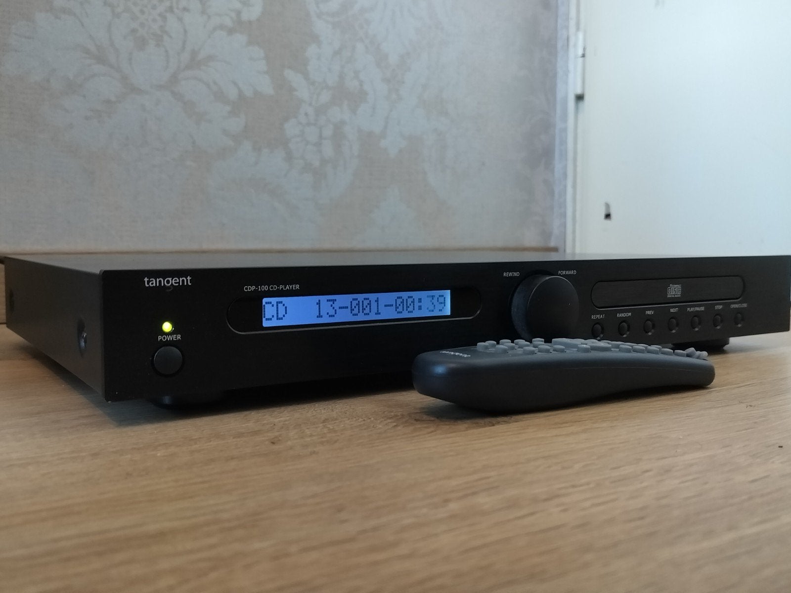 Tangent CDP-100 CD Speler met afstandsbediening, Ophalen of Verzenden, Zo goed als nieuw, Overige merken