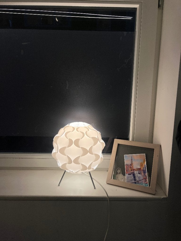 Ikea fillsta lamp, Ophalen, Gebruikt, Wit, Sfeerlamp