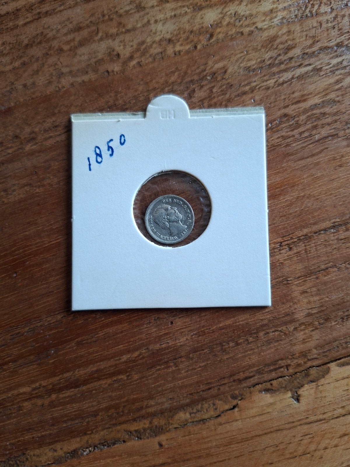 Zilveren 5 cent munt Willem II uit 1850, Ophalen of Verzenden, Koning Willem II, 5 cent, Losse munt