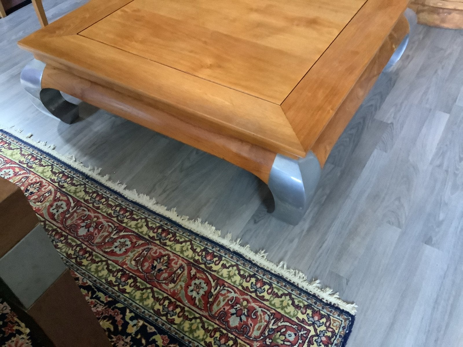 Jan de Bouvrie teakhouten salontafel, Huis en Inrichting, Ophalen, Gebruikt, 100 tot 150 cm, 50 tot 100 cm