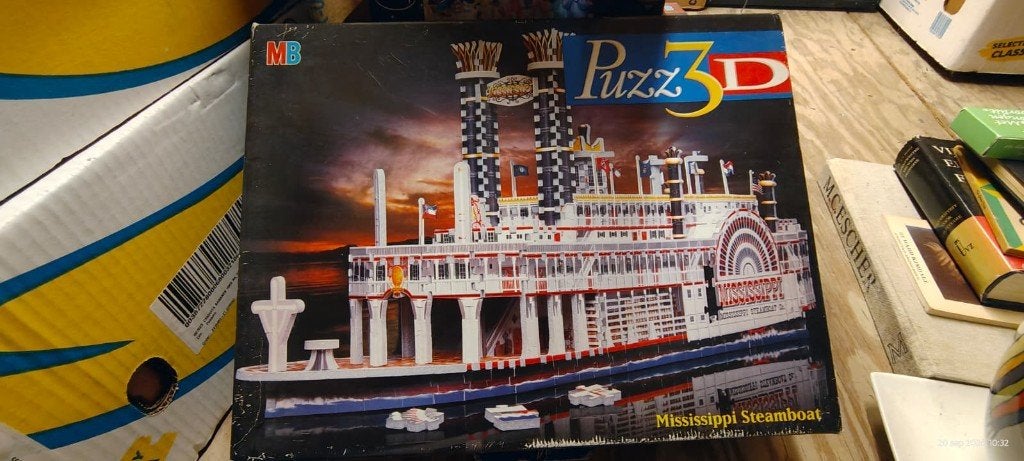 3d Puzzel missisippisteamboat, Ophalen of Verzenden, 500 t/m 1500 stukjes, Gebruikt, Rubik's of 3D-puzzel