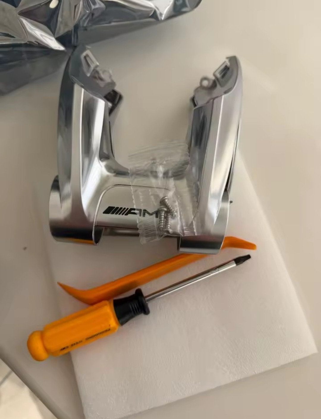 AMG Stuurwiel Cover voor Mercedes-Benz ⭐️, Auto-onderdelen, Interieur en Bekleding, Ophalen of Verzenden, Nieuw, Mercedes-Benz