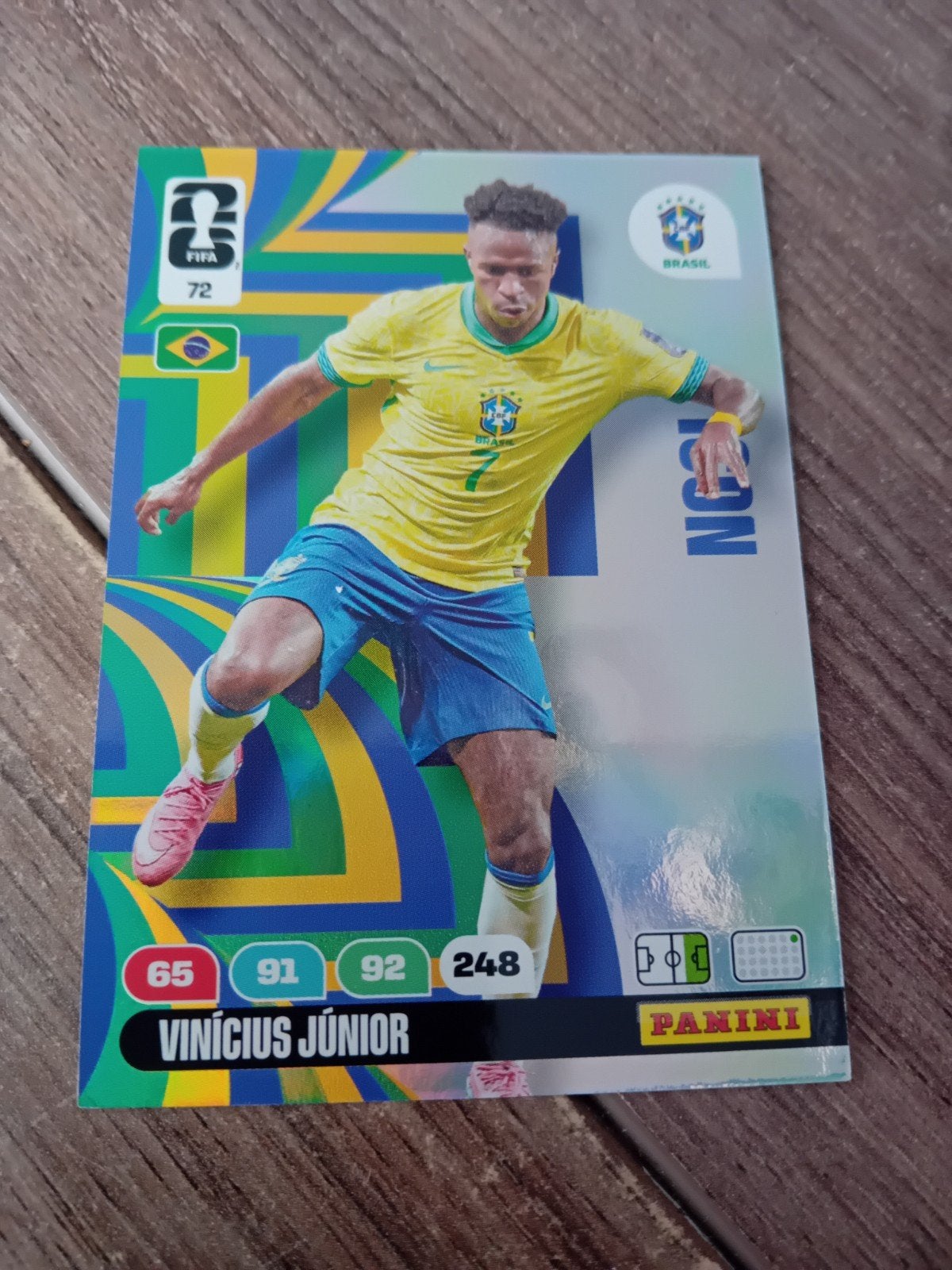 fifa world cup 2026 panini vinicius junior, Ophalen of Verzenden, Zo goed als nieuw, Buitenlandse clubs