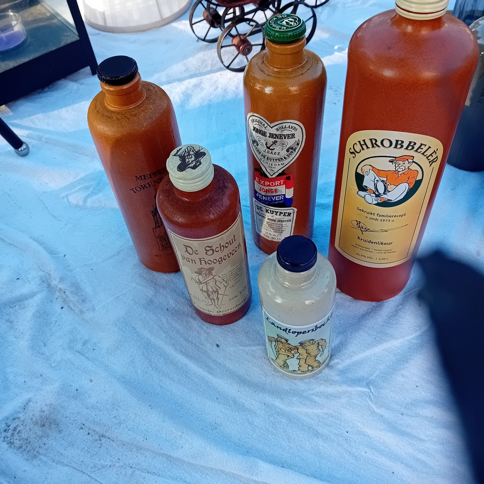 Diverse Vintage Drankflessen - Decoratief, Ophalen of Verzenden