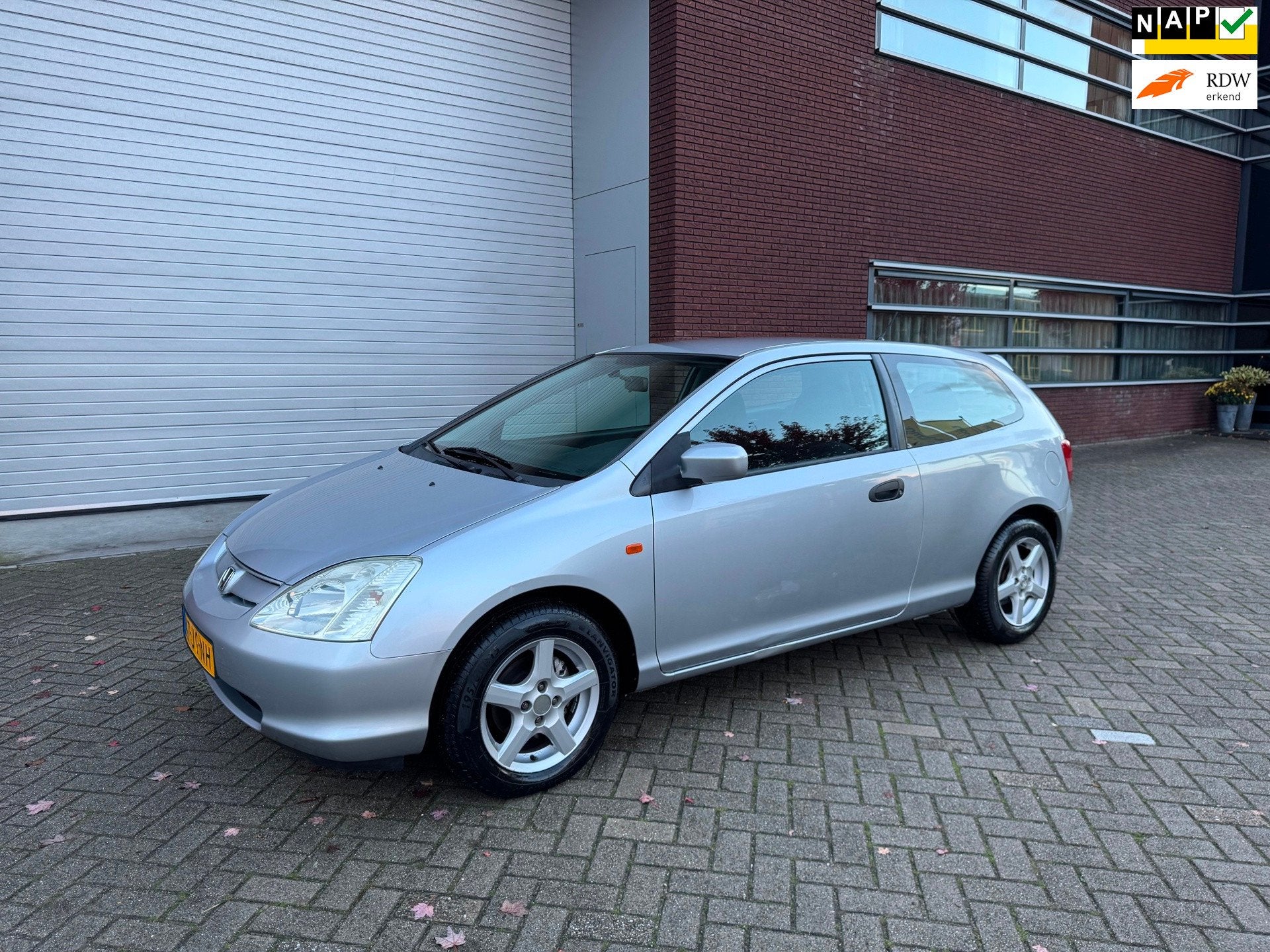 Honda Civic 1.4i LS Automaat Airco Lmv Trekhaak Nap, Auto's, Gebruikt, 4 cilinders, 1396 cc, Verwarmde buitenspiegels