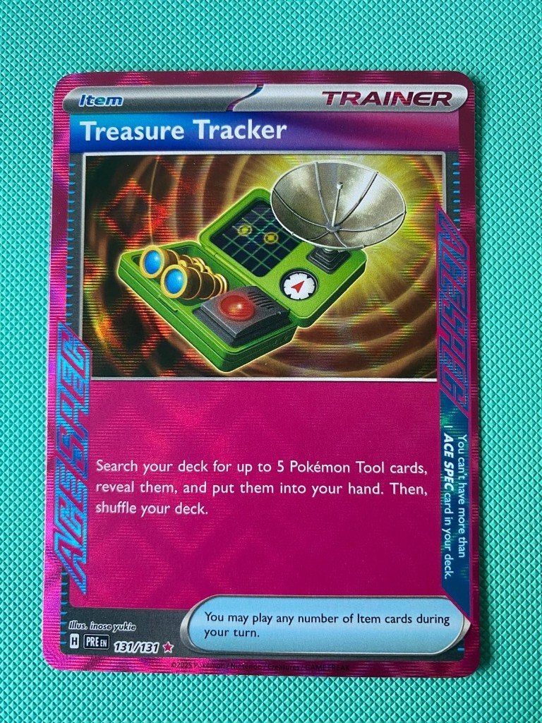 Treasure Tracker 131/131 PRE, Ophalen of Verzenden, Nieuw, Losse kaart, Foil