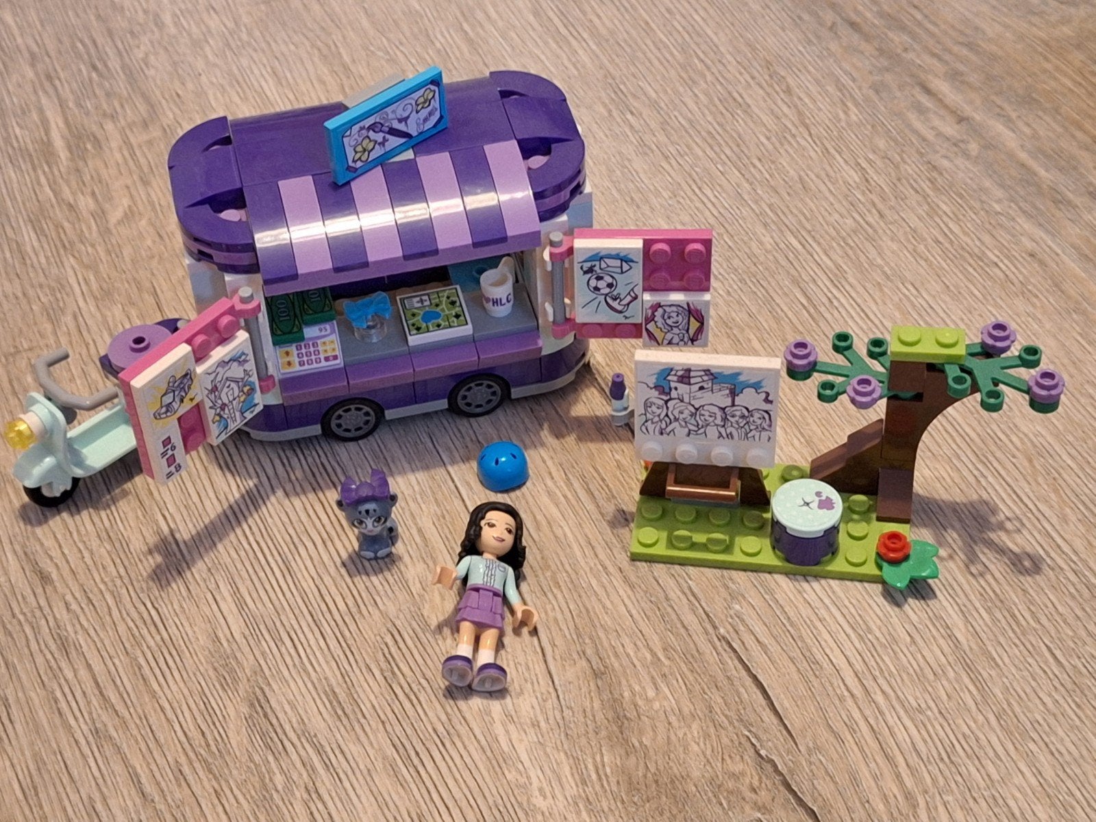 Lego Friends 41332 Emma's kunstkraam, Kinderen en Baby's, Ophalen of Verzenden, Zo goed als nieuw