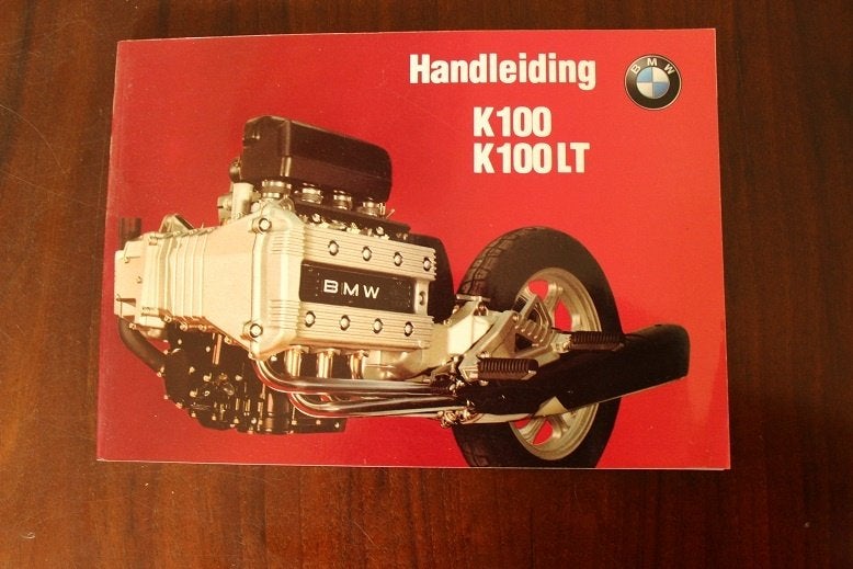 BMW K100 LT 1990 motorfiets handleiding instructie boekje, Motoren, Handleidingen en Instructieboekjes, Ophalen of Verzenden, BMW